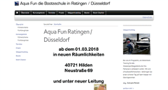 Desktop Screenshot of die-bootsschule.de